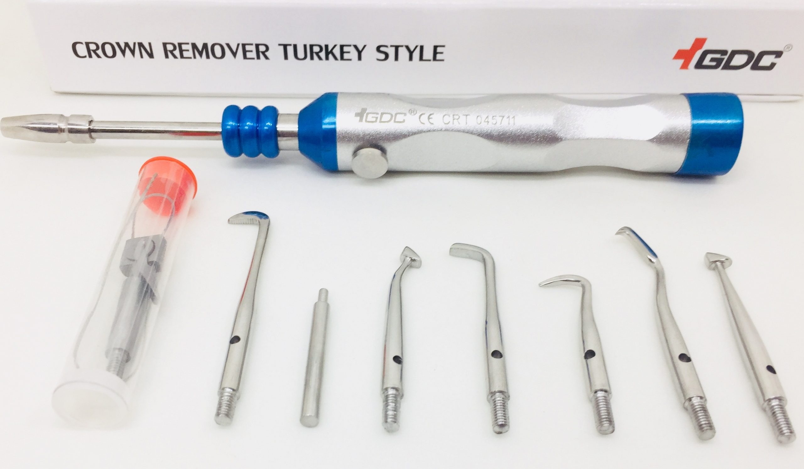 GDC Turkey Pattern Crown Remover With 8 Tips 