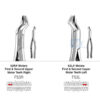 GDC American Pattern Extraction Forceps F53R F53L Pair