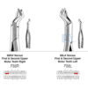 GDC American Pattern Extraction Forceps F88R F88L Pair